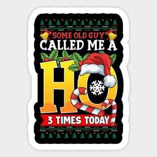 Christmas Funny Sayings Humor Quotes Sticker